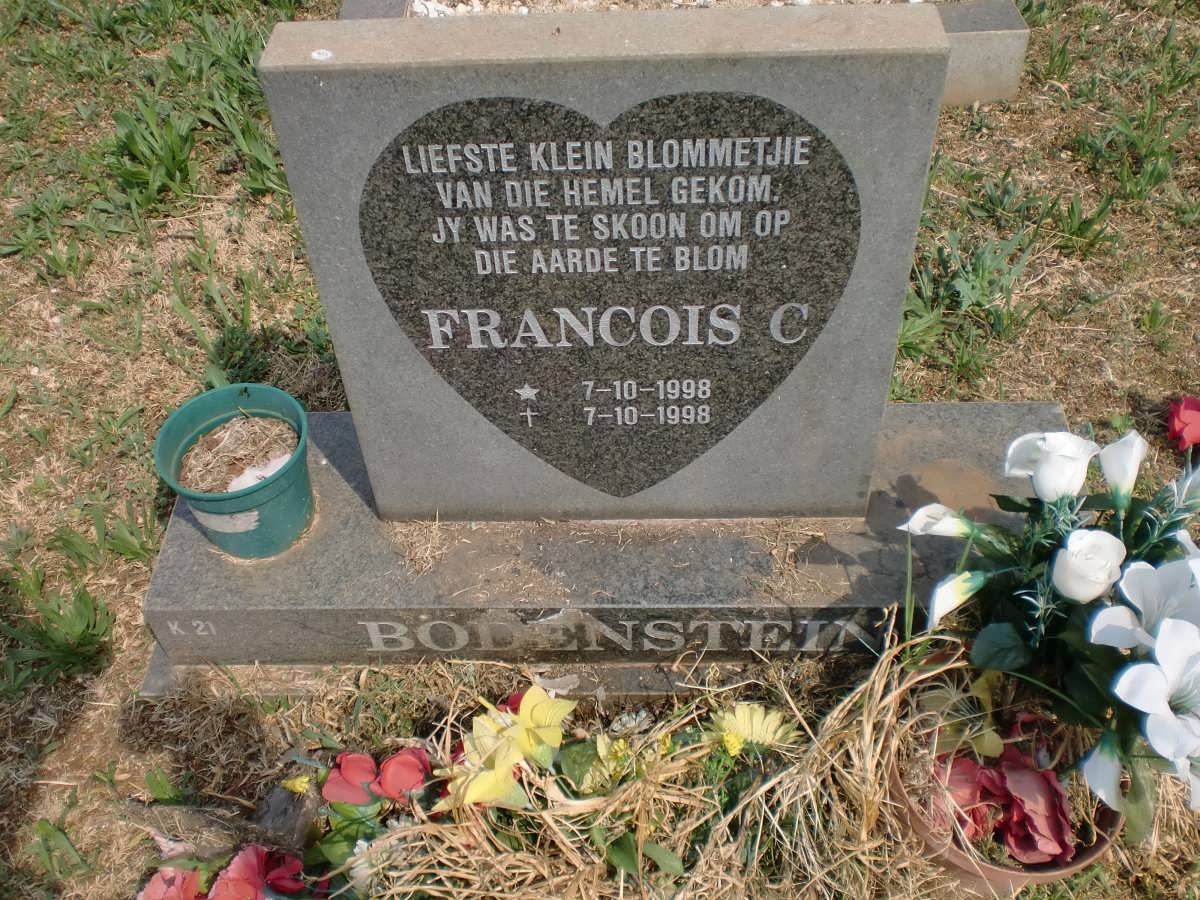 BODENSTEIN Francois C. 1998-1998