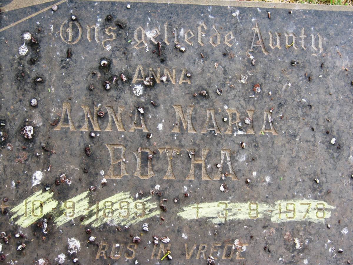 BOTHA Anna Maria 1899-1978