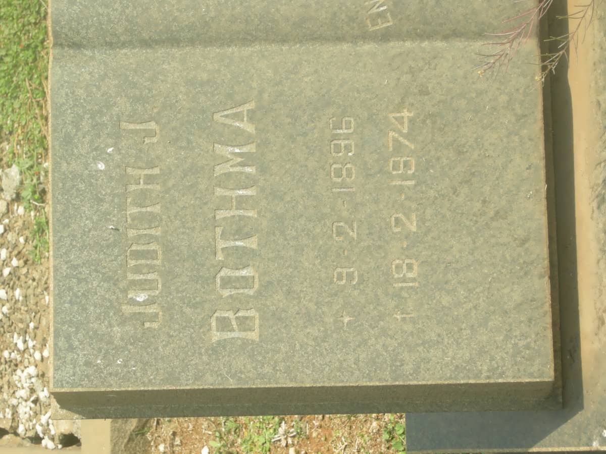 BOTHA Judith 1896-1974