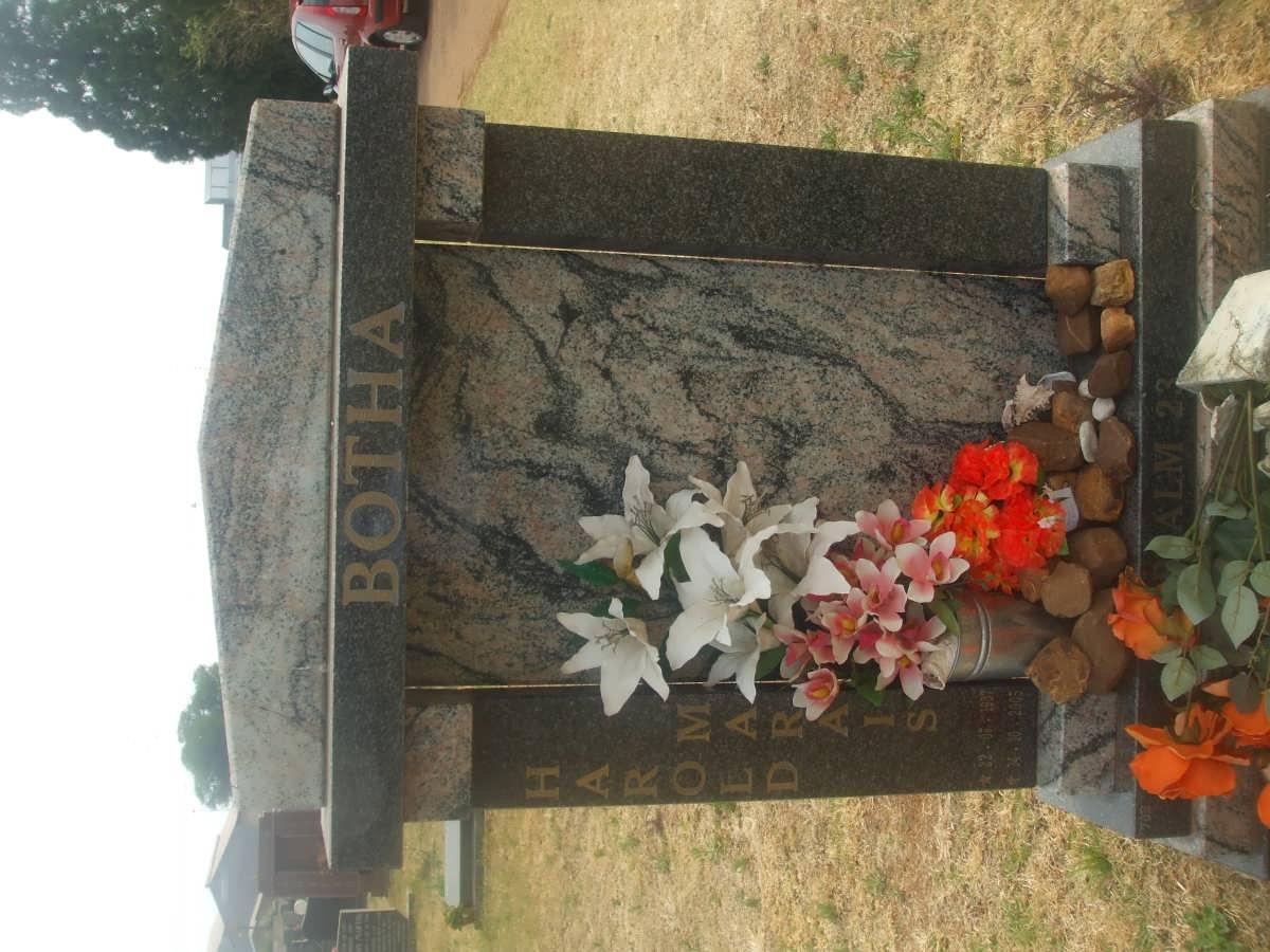 BOTHA Harold Marais 1937-2005