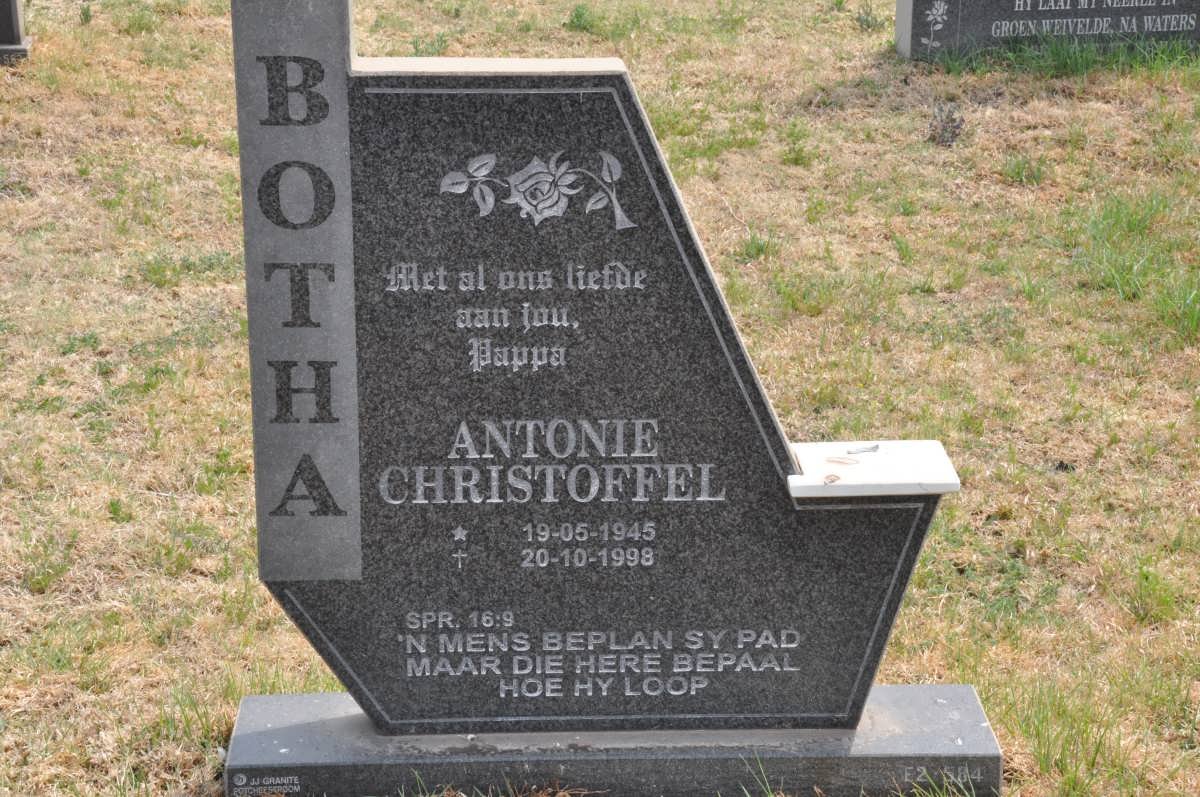 BOTHA Antonie Christoffel 1945-1998