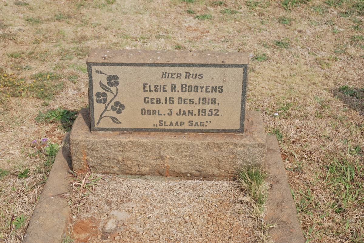 BOOYENS Elsie R. 1918-1952