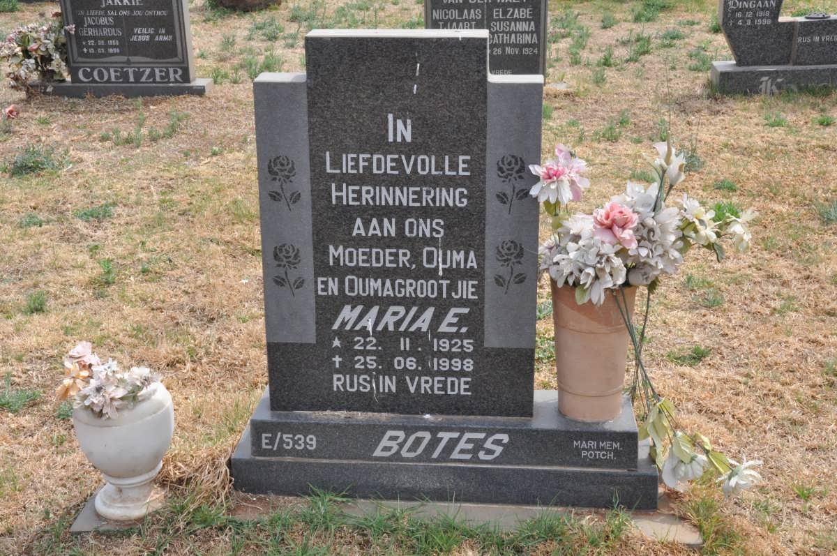 BOTES Maria E. 1925-1998