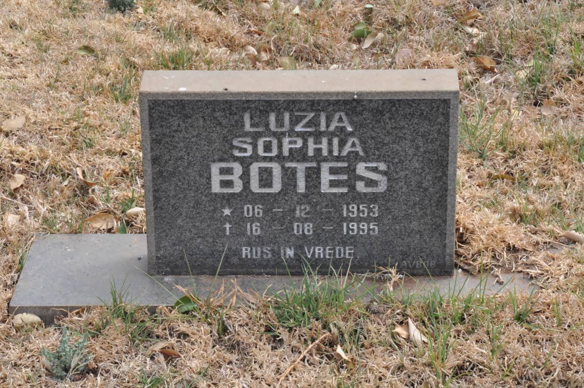 BOTES Luzia Sophia 1953-1995