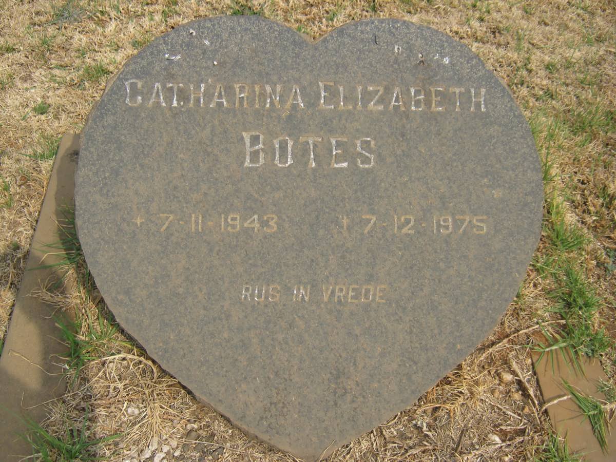 BOTES Catharina Elizabeth 1943-1975