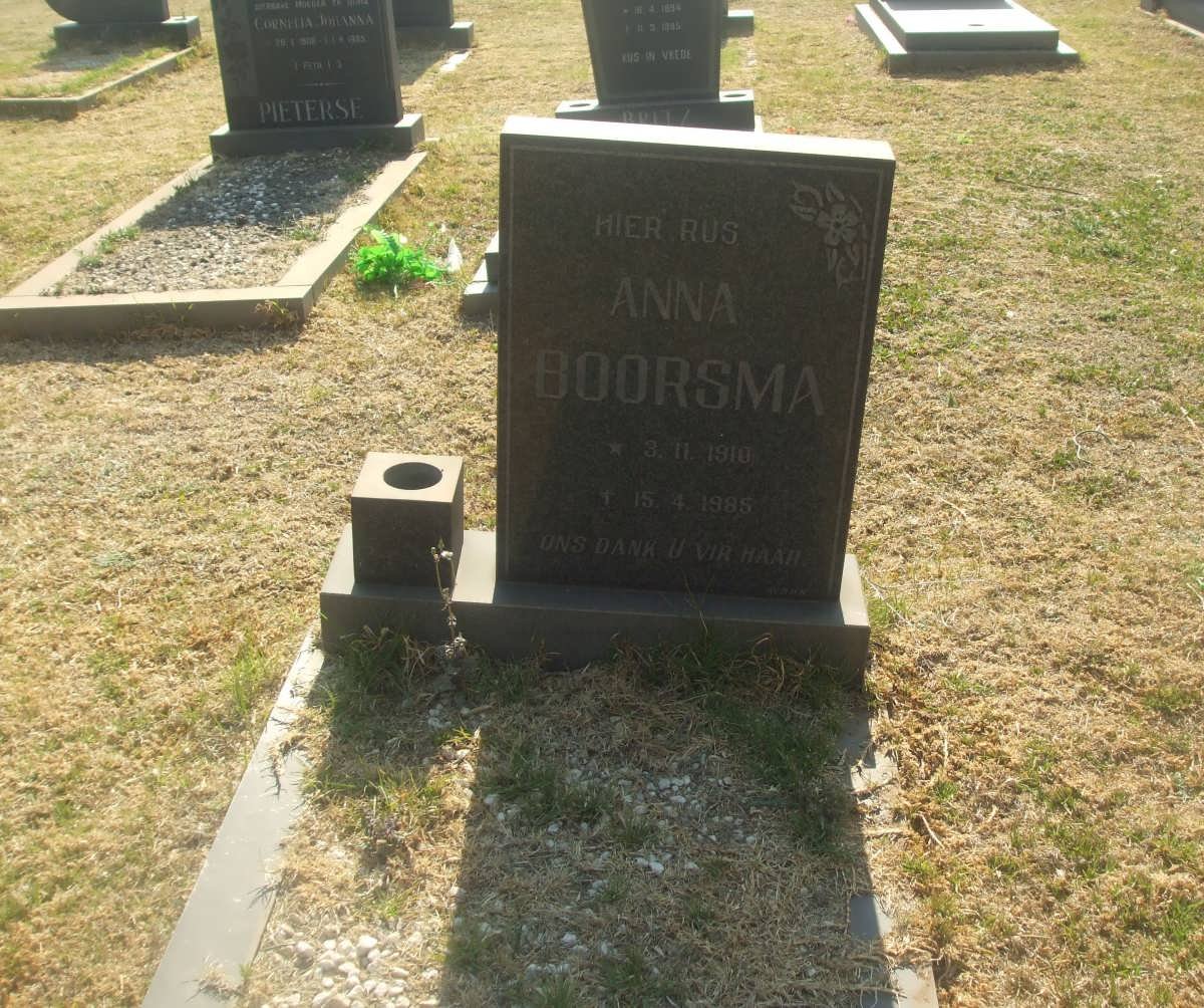 BOORSMA Anna 1910-1985