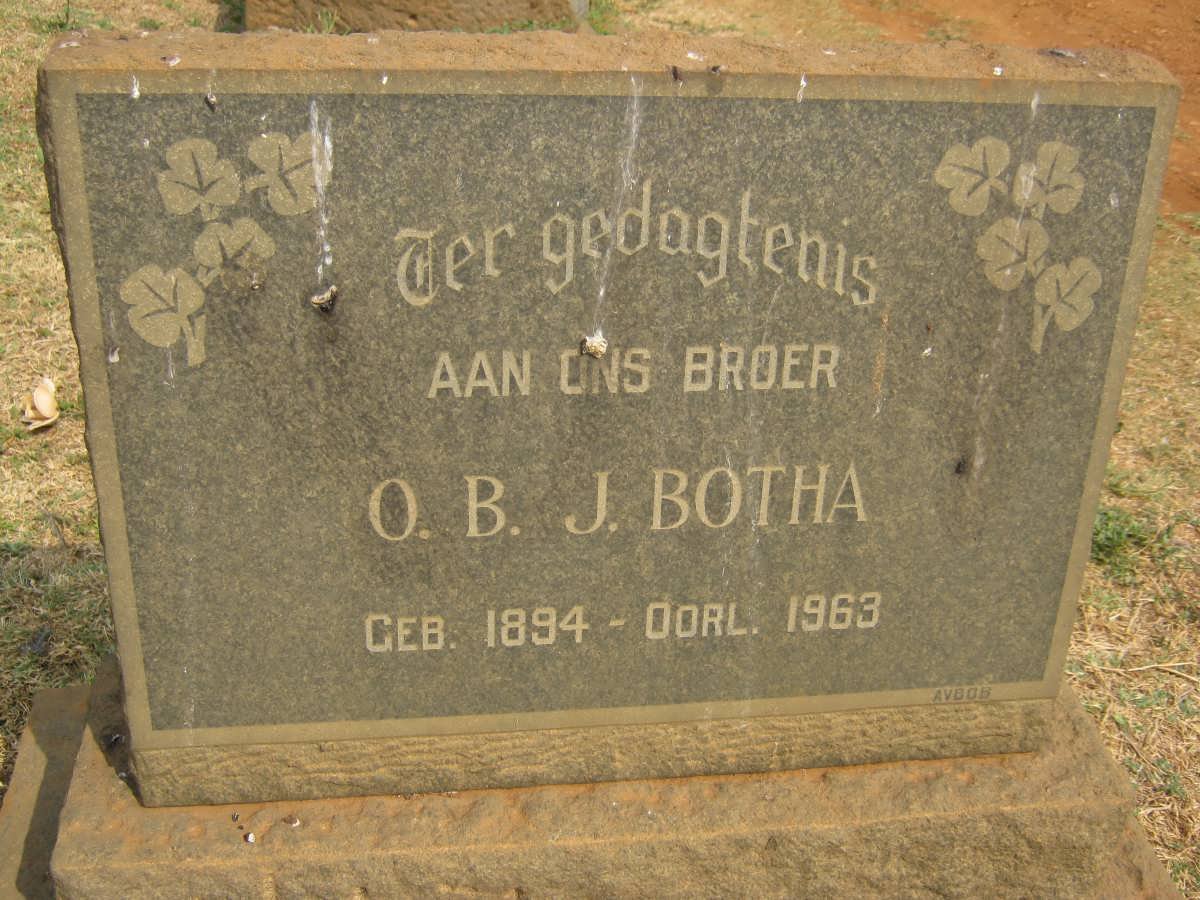 BOTHA O.B.J. 1894-1963