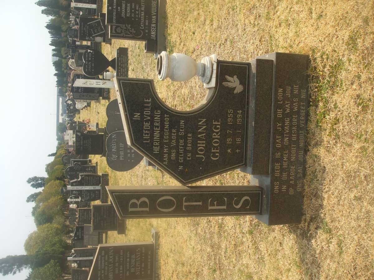 BOTES Johann George 1955-1994