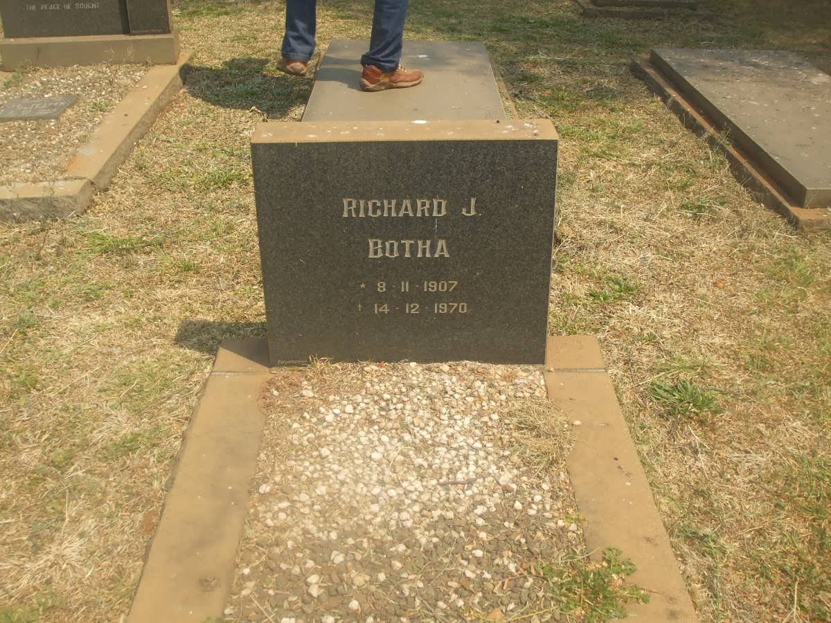 BOTHA Richard J. 1907-1970