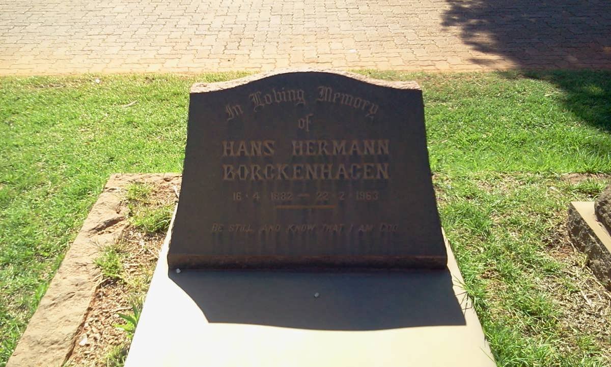 BORCKENHAGEN Hans Hermann 1882-1963
