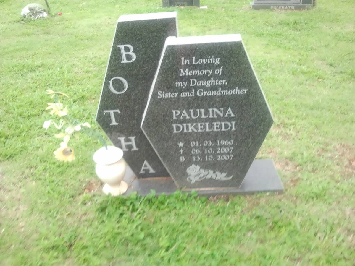 BOTHA Paulina Dikeledi 1960-2007