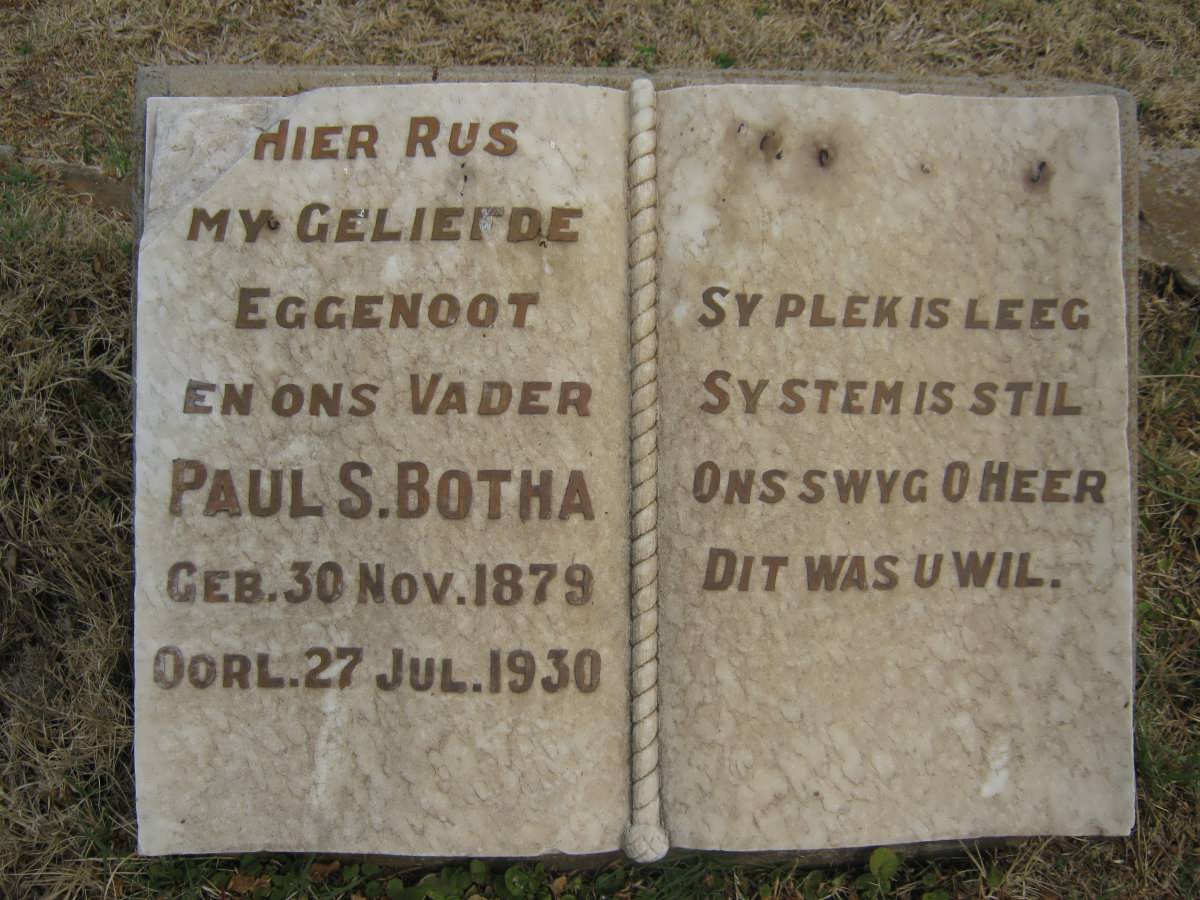 BOTHA Paul S. 1879-1930