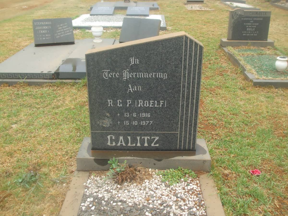 CALITZ R.G.P. 1916-1977