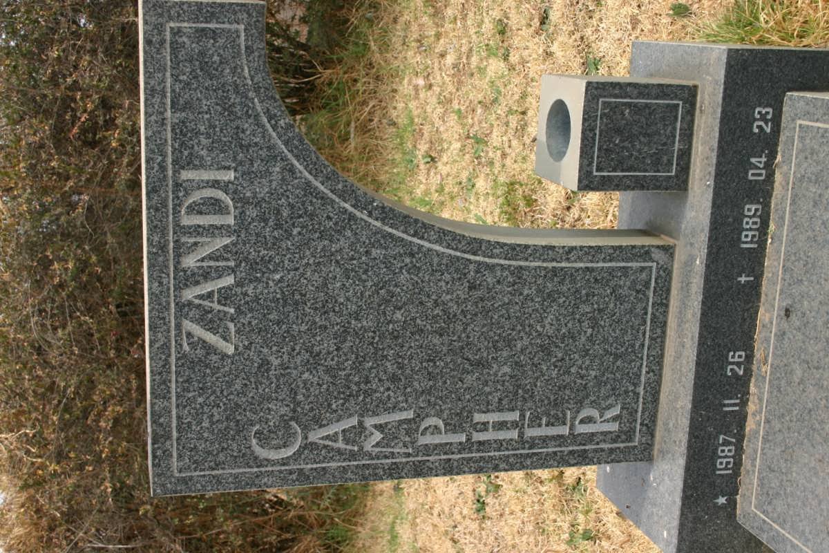 CAMPHER Zandi 1987-1989