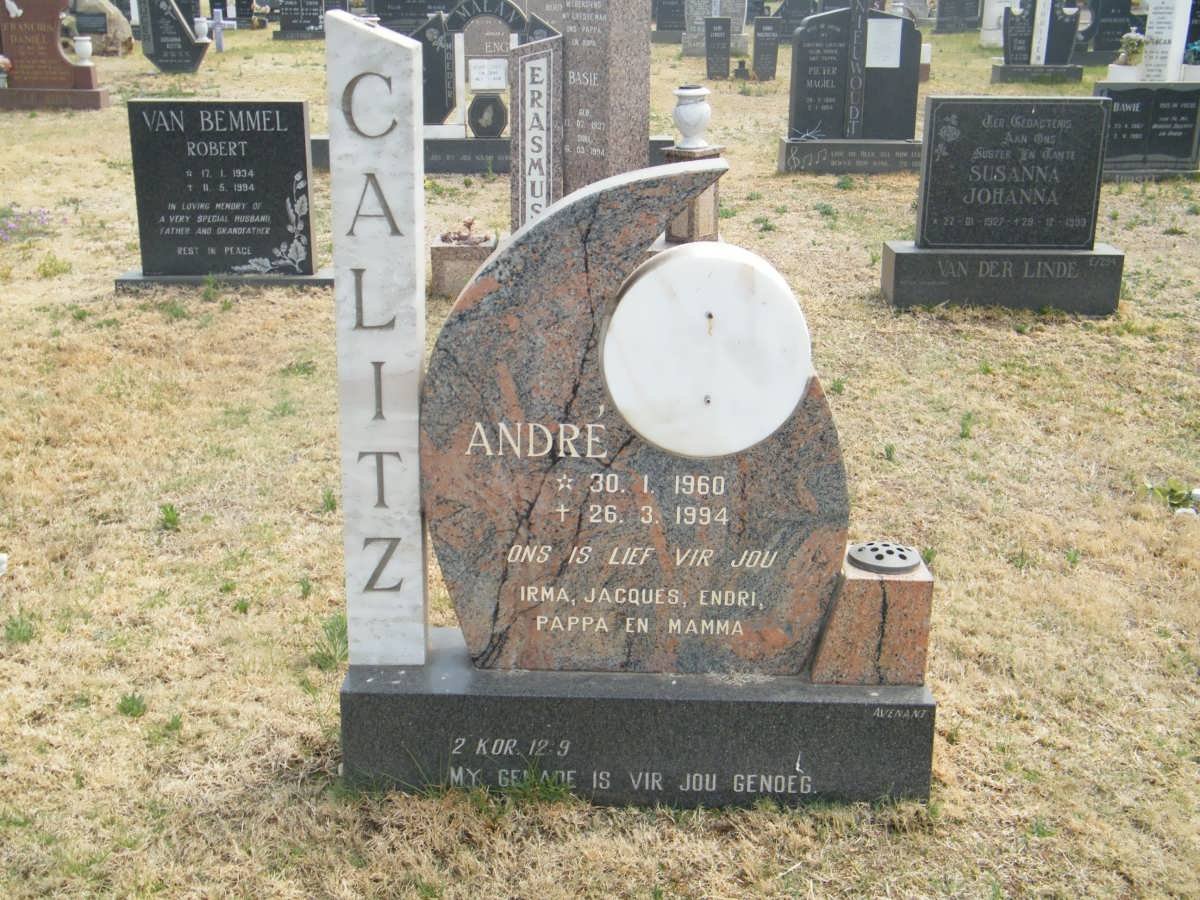 CALITZ André 1960-1994