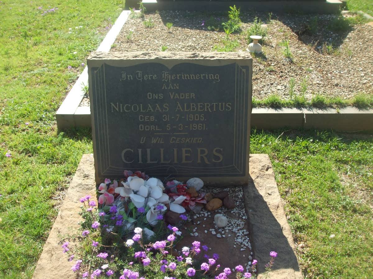 CILLIERS Nicolaas Albertus 1905-1961
