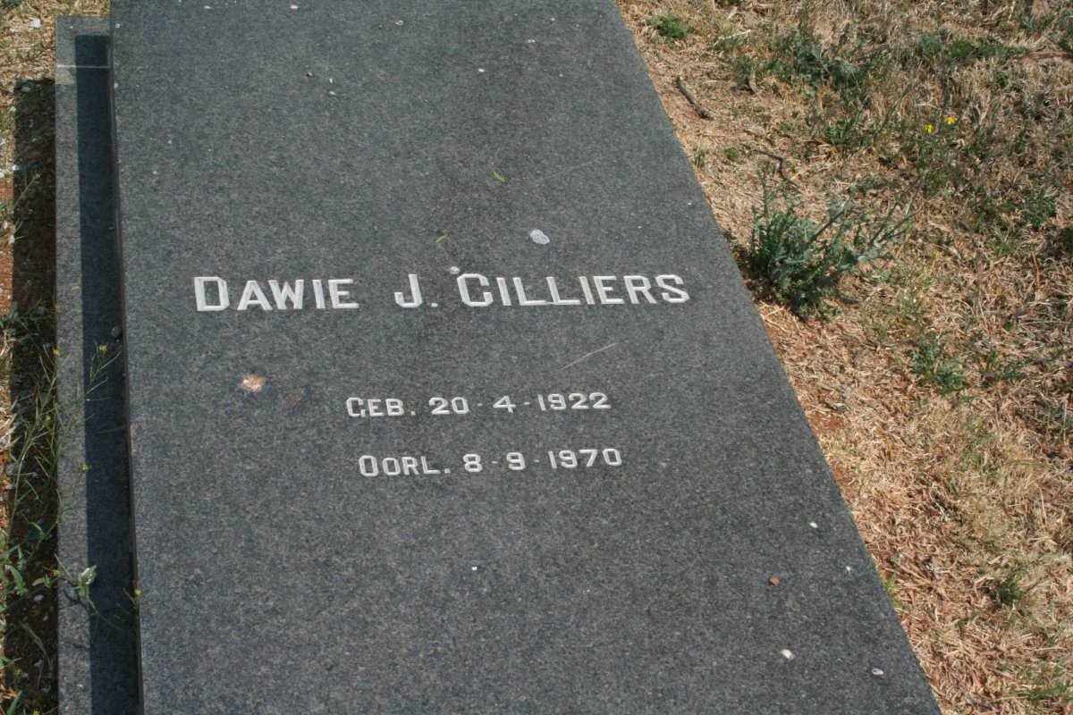 CILLIERS Dawie J. 1922-1970