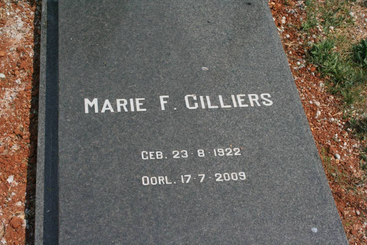 CILLIERS Marie F. 1922-2009