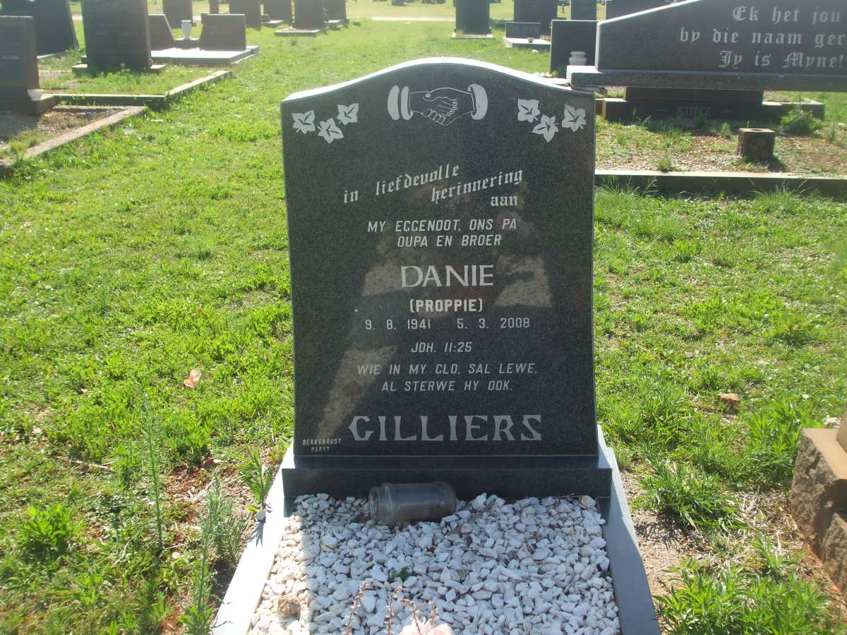 CILLIERS Danie 1941-2008