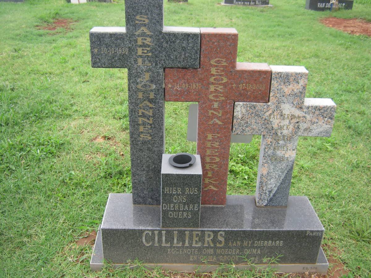 CILLIERS Sarel Johannes 1930- &amp; Georgina Fredrika 1937-2008