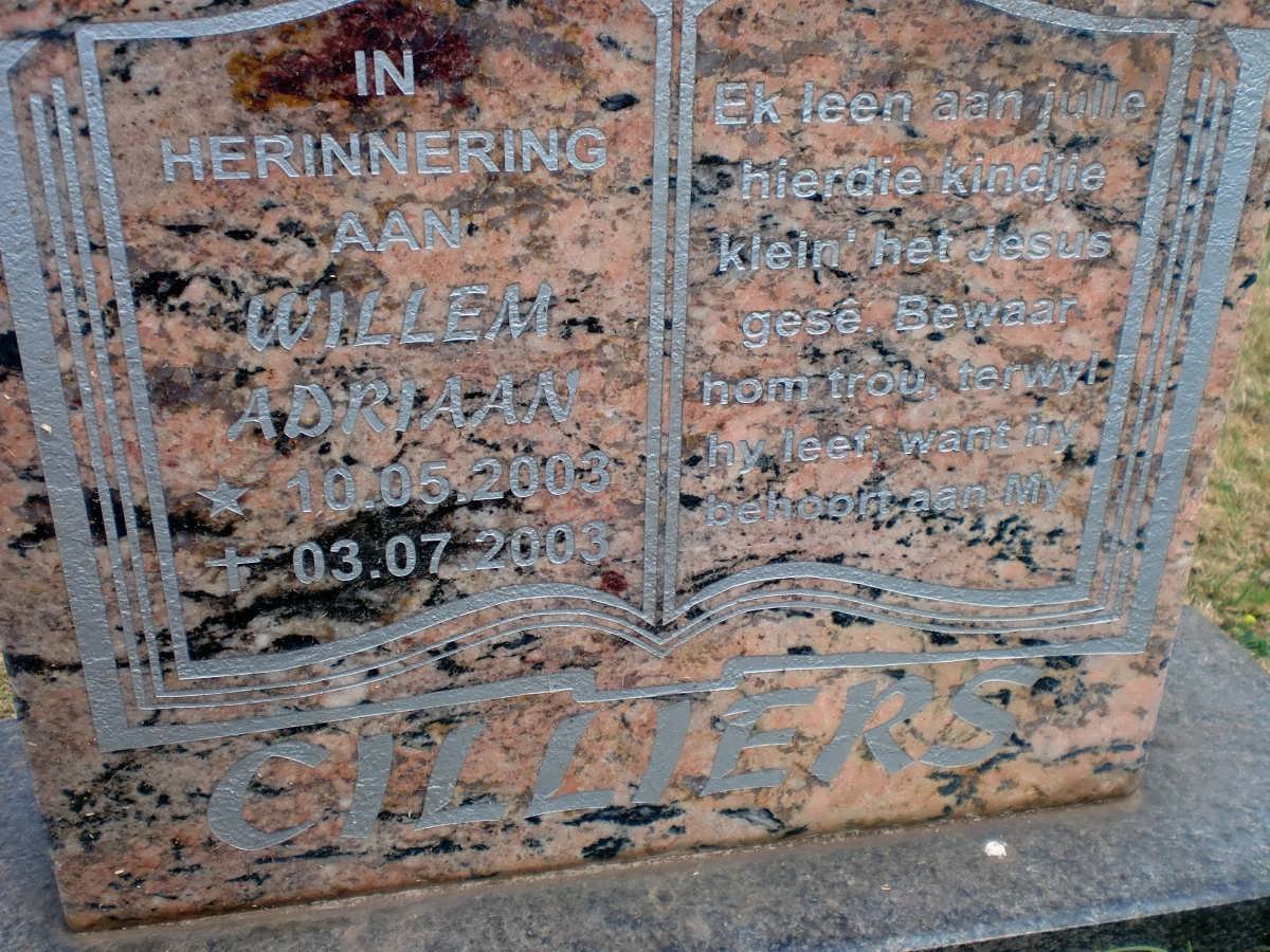 CILLIERS Willem Adriaan 2003-2003