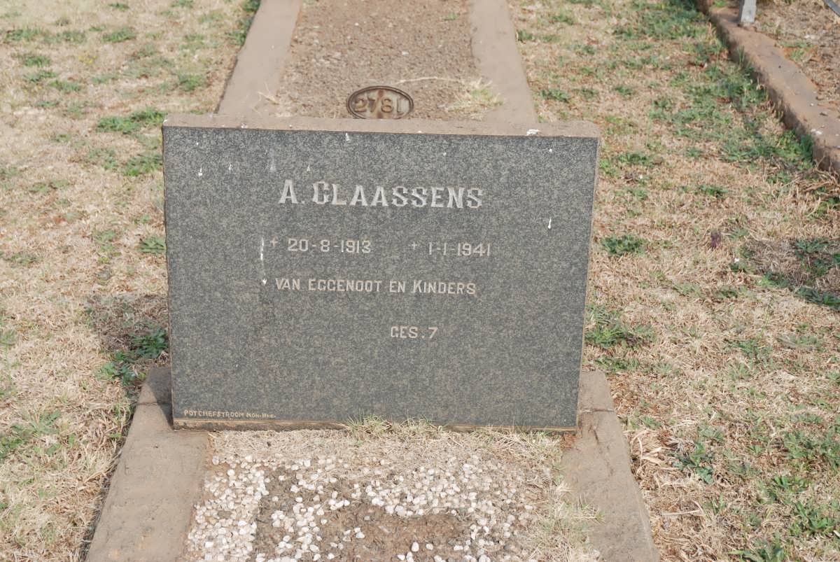 CLAASSENS A. 1913-1941