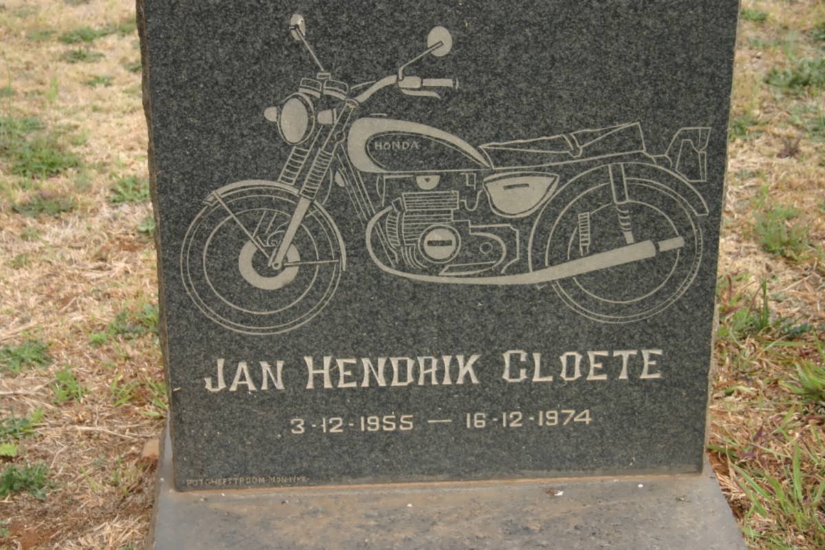 CLOETE Jan Hendrik 1955-1974