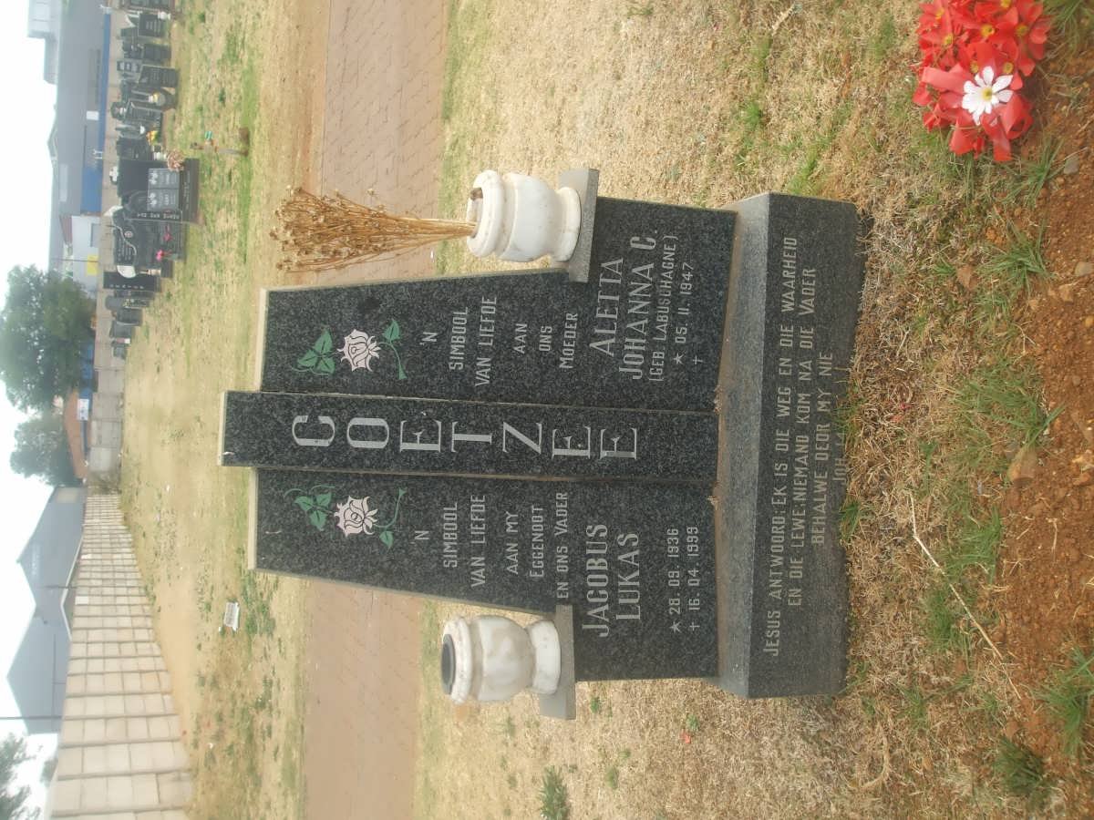 COETZEE Jacobus Lucas 1936-1999