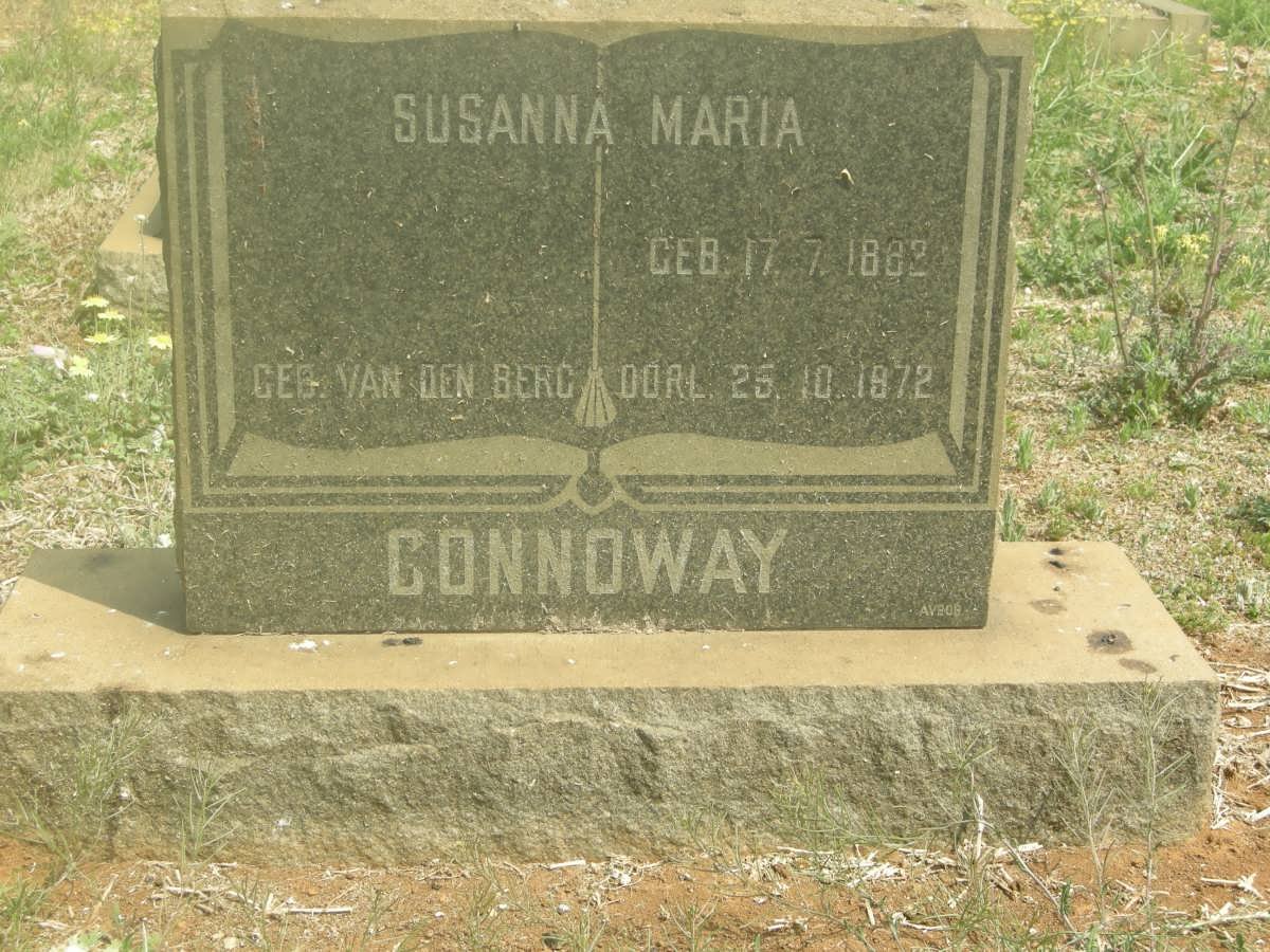 CONNOWAY Susanna Maria 1882-1972