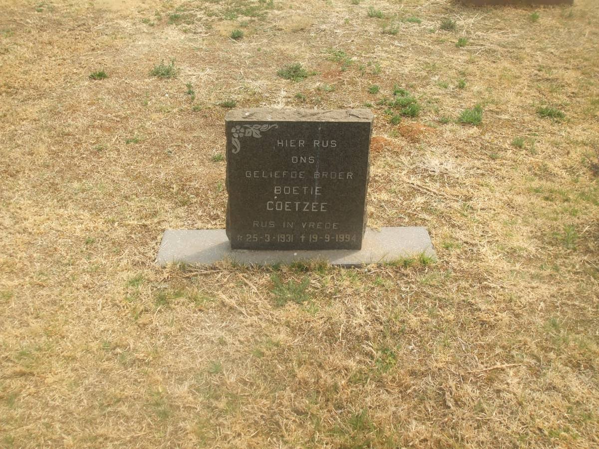 COETZEE Boetie 1931-1994