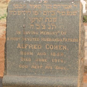COHEN Alfred 1859-1916