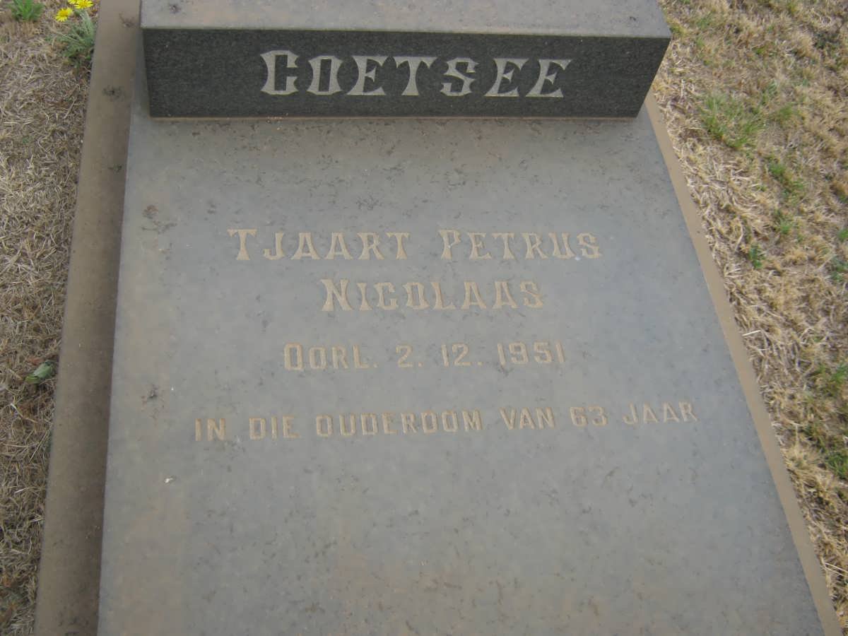 COETSEE Tjaart Petrus Nicolaas -1951