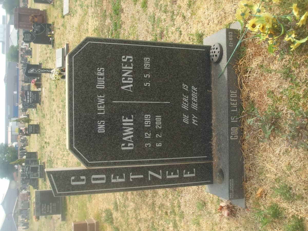 COETZEE Gawie 1919-2001