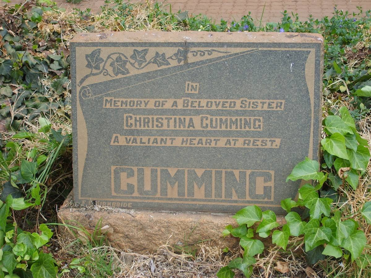 CUMMING Christina 