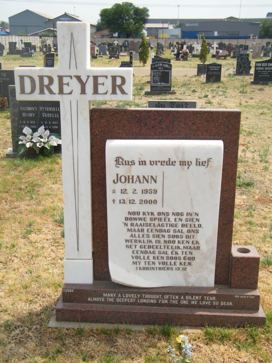DREYER Johann 1959-2000