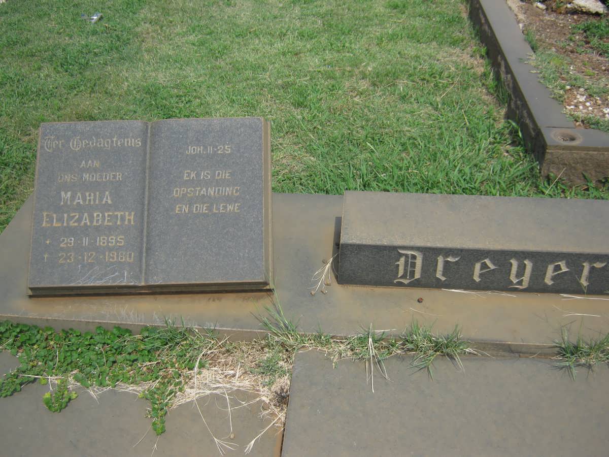 DREYER Maria Eizabeth 1895-1980