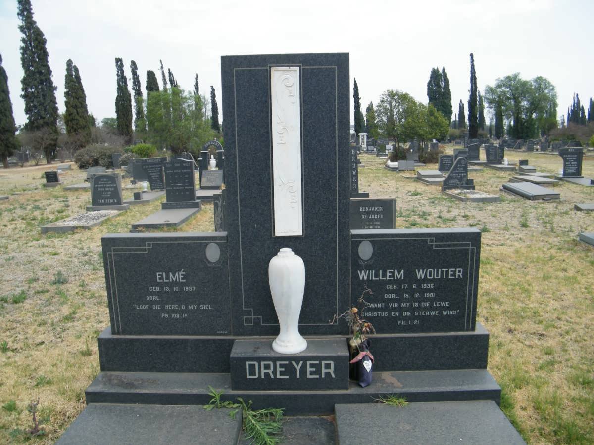 DREYER Willem Wouter 1936-1981 &amp; Elme -1937