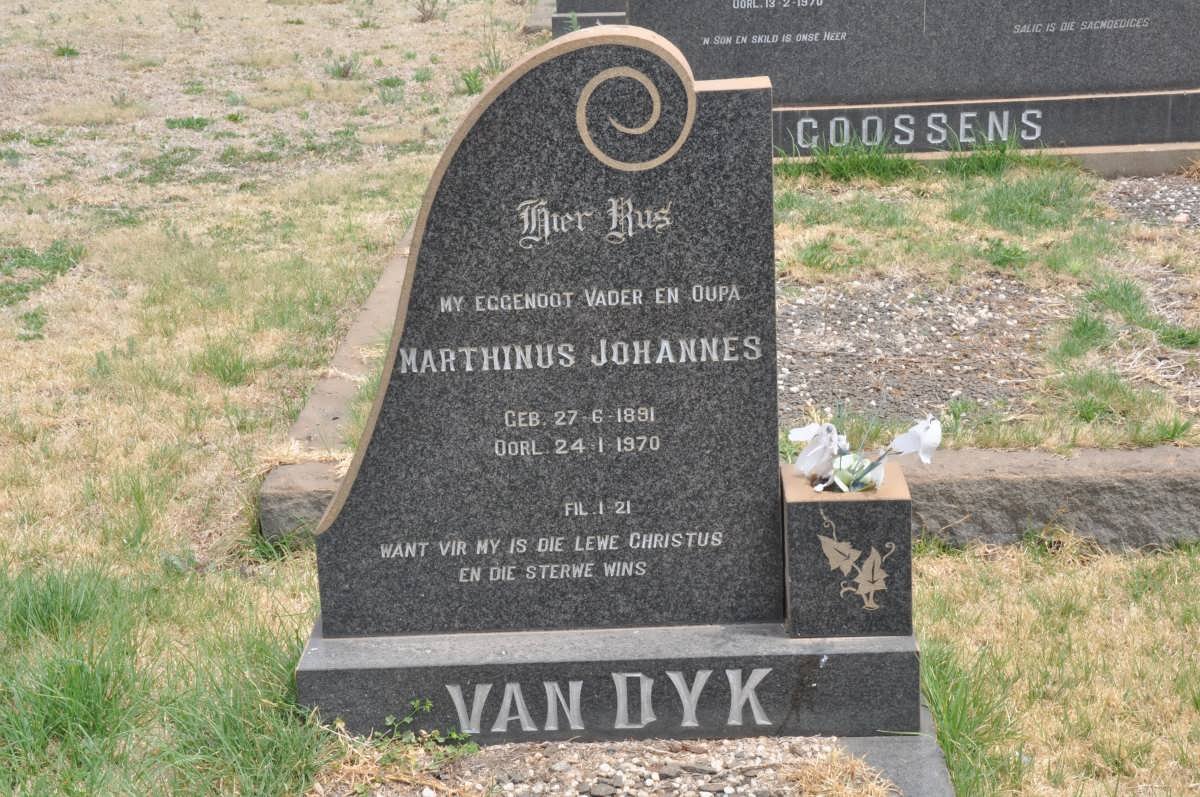 DYK Marthinus Johannes, van 1891-1970