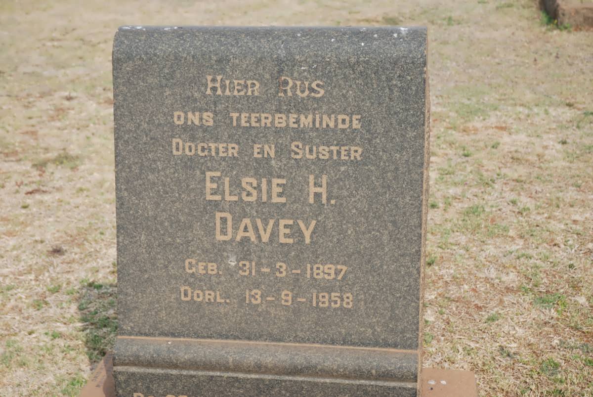 DAVEY Elsie H. 1897-1958