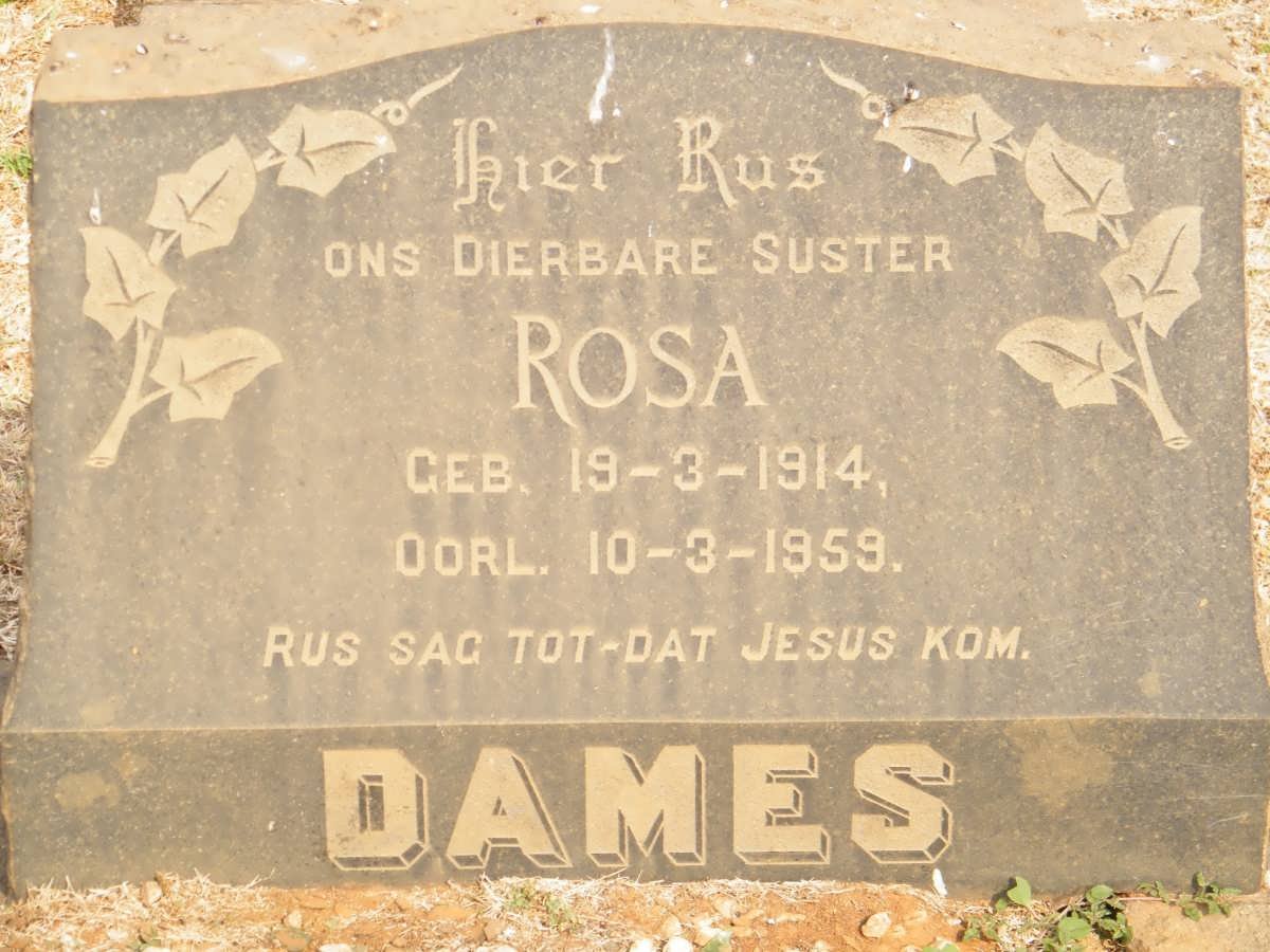 DAMES Rosa 1914-1959