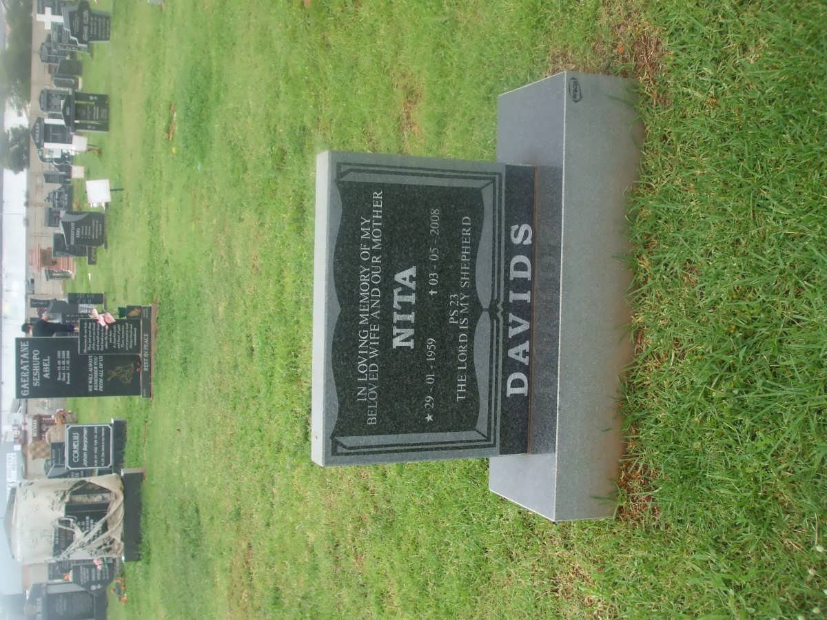 DAVIDS Nita 1959-2008