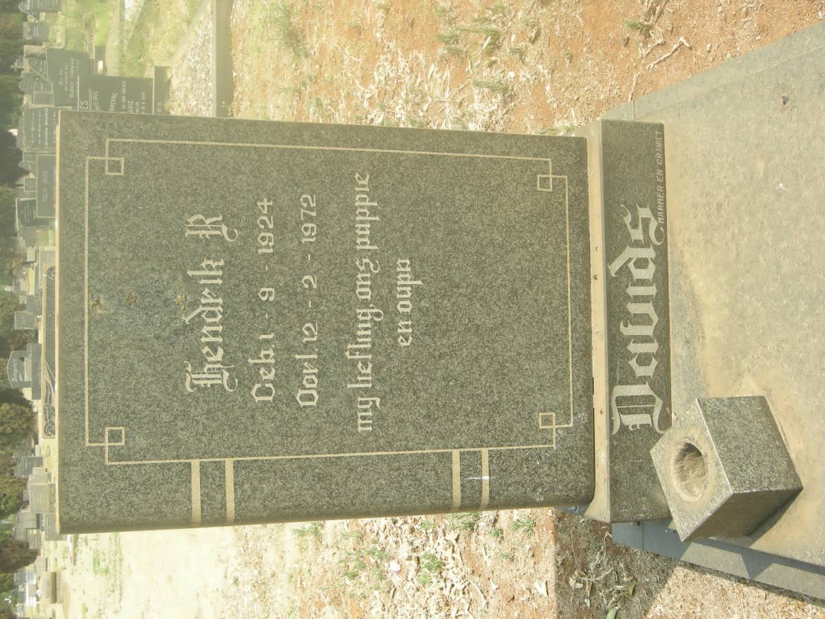 DAVIDS Hendrik R. 1924-1972
