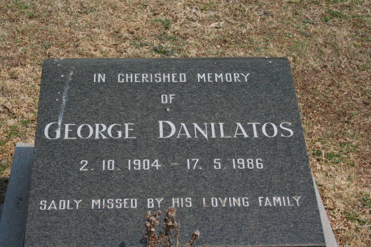 DANILATOS George 1904-1986