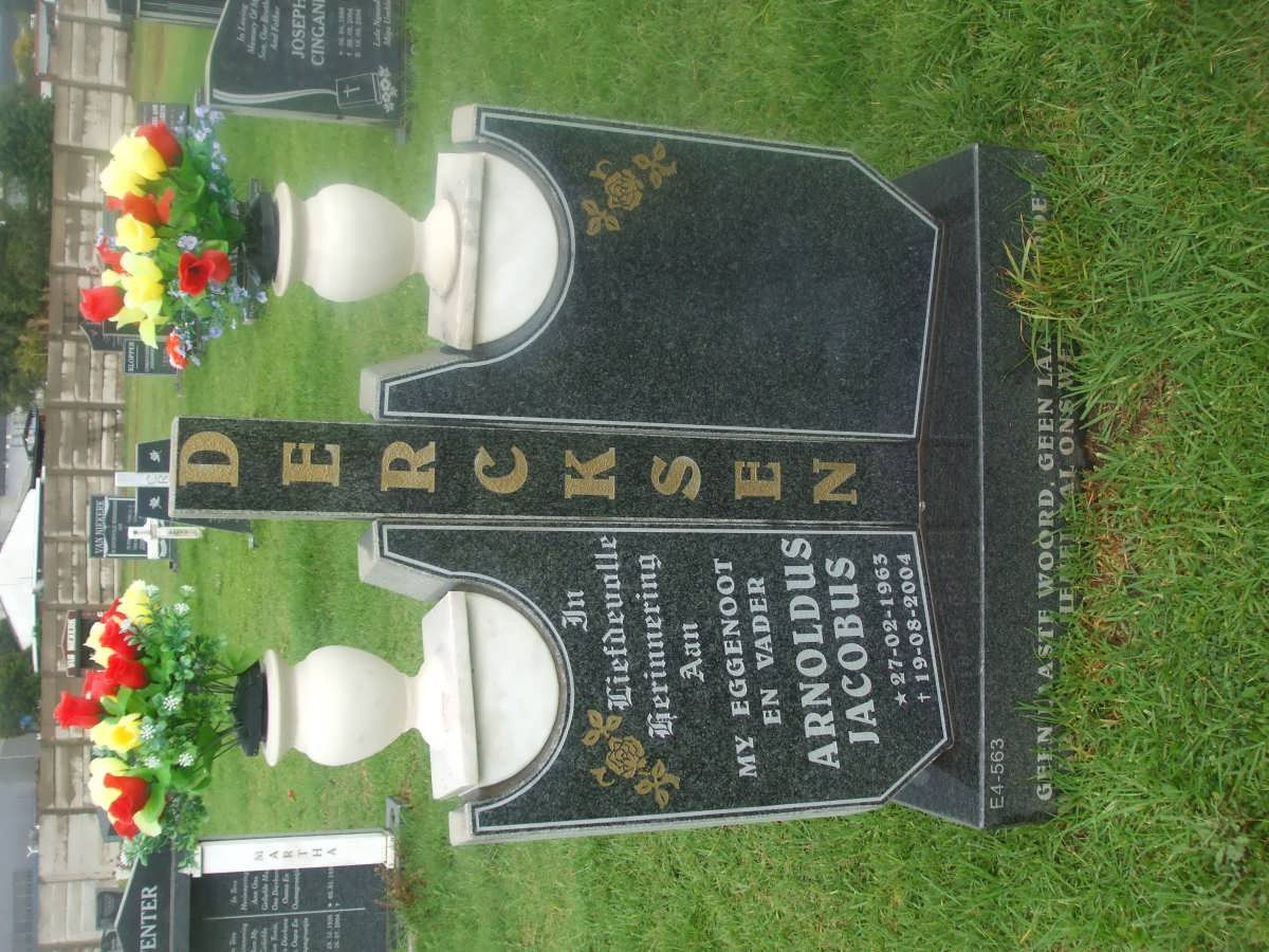 DERCKSEN Arnoldus Jacobus 1963-2004