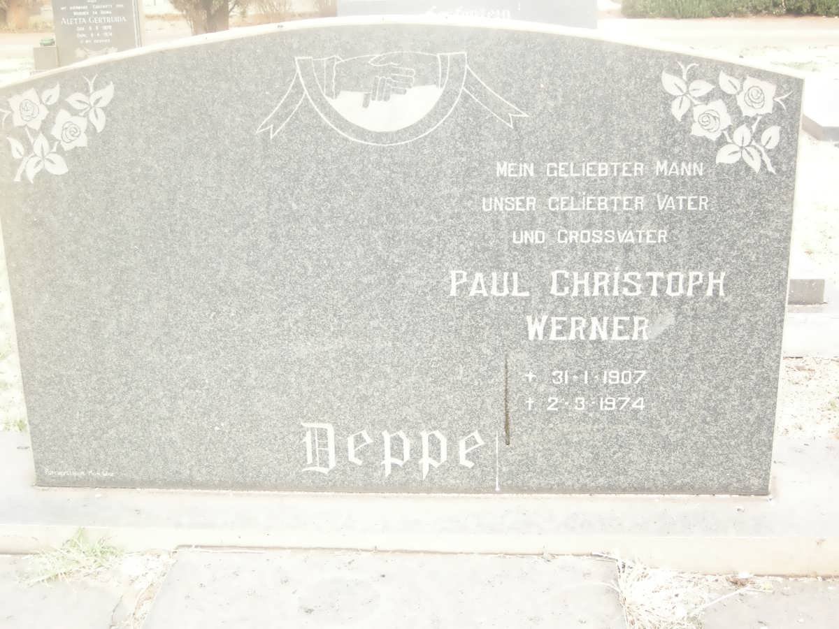 DEPPE Paul Christoph Werner 1907-1974