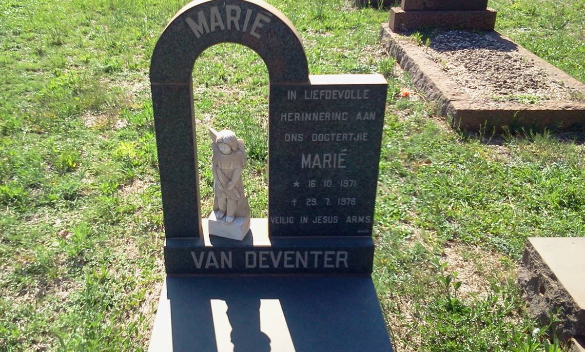 DEVENTER Marié, van 1971-1978