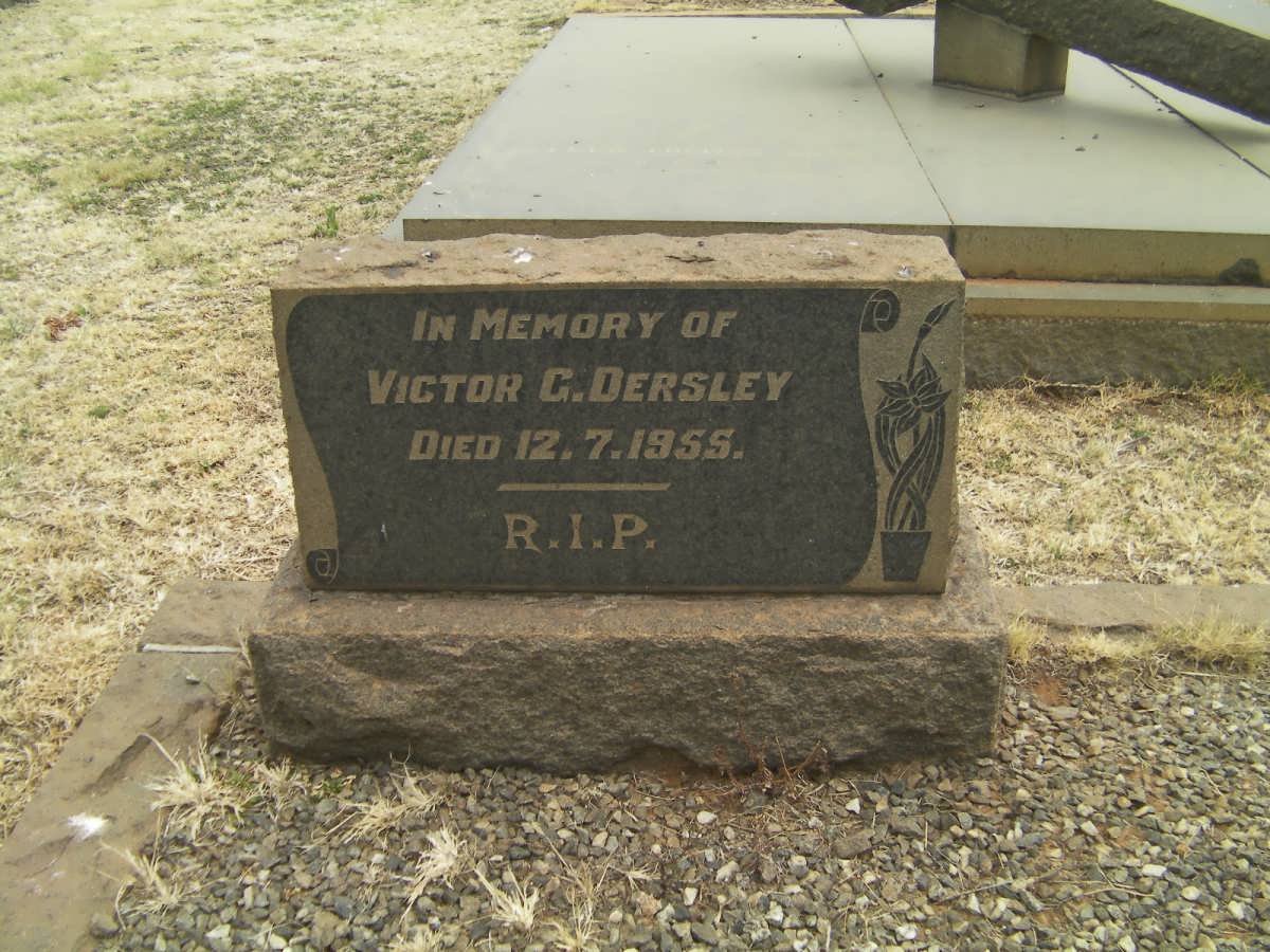 DERSLEY Victor G. -1955
