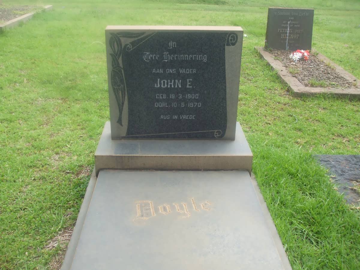 DOYLE John E. 1900-1970