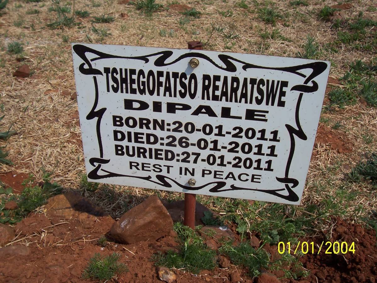 DIPALE Tshegofatso Rearatswe 2011-2011