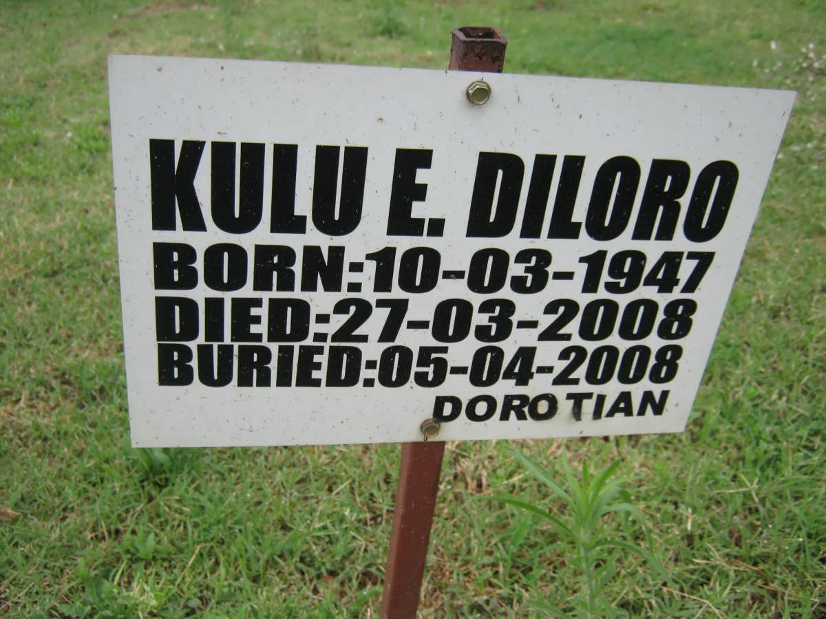 DILORO Kulu E. 1947-2008